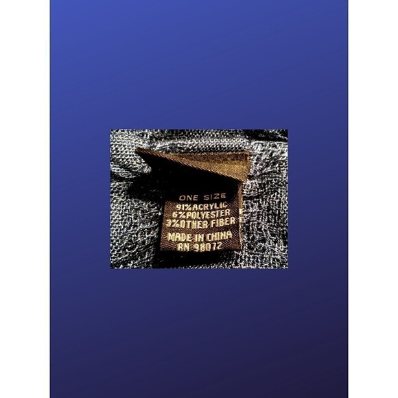 𝅺CEJON Scarf/Neck warmer, Endless LOOP Scarf, ROYAL BLUE SPARKLE, NWOT - Picture 3 of 6